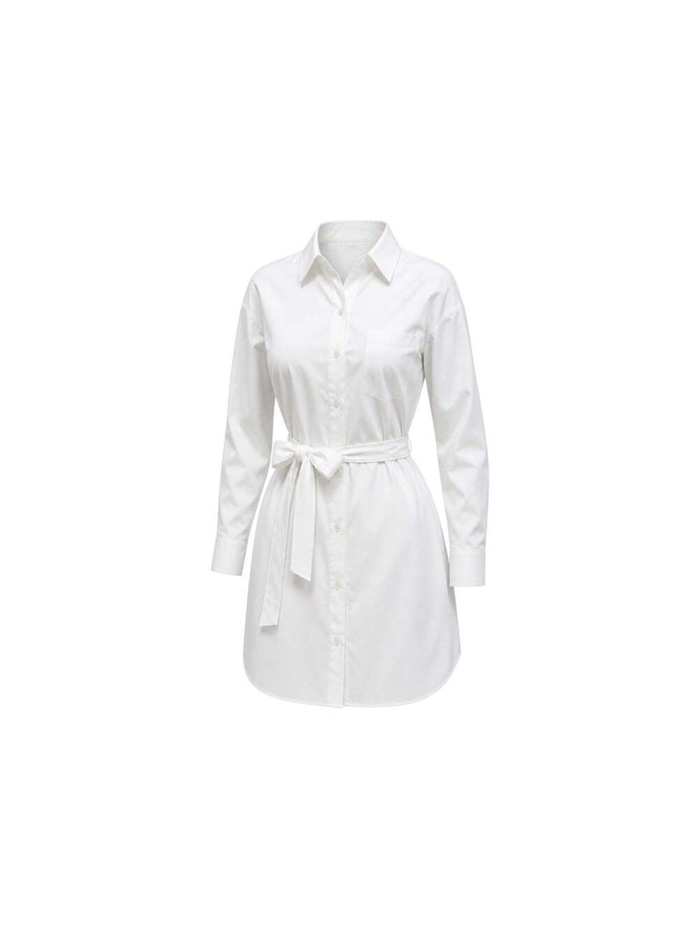 Theory Downing Shirtdress White NWT Sz S — Shirt + Removable Slip Dress, 2-in-1